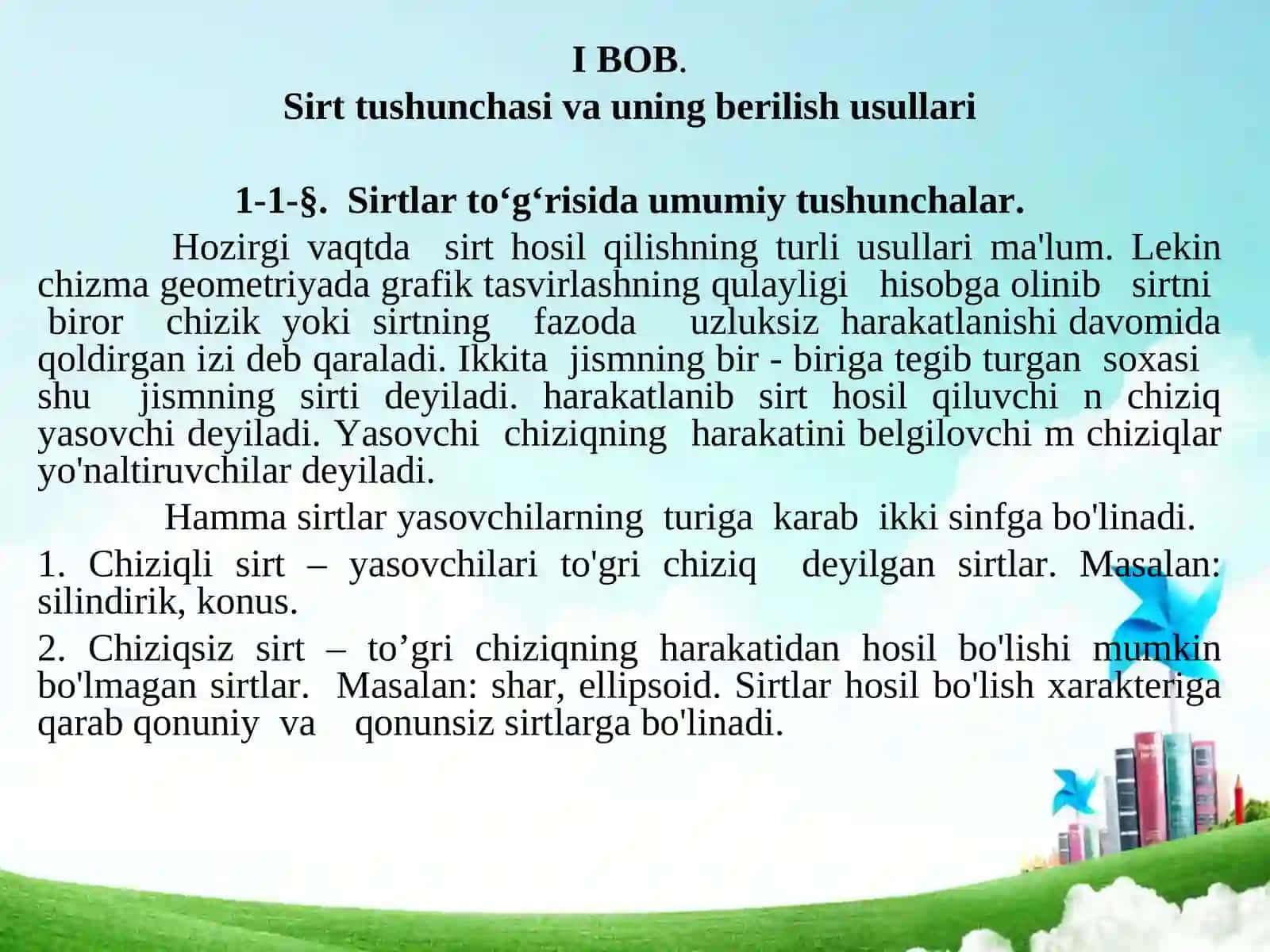 Sirtning ta'rifi 3