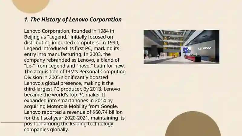 Lenovo corporation 3