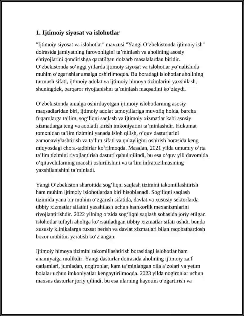 YANGI OʻZBEKISTONDA IJTIMOIY ISH 3