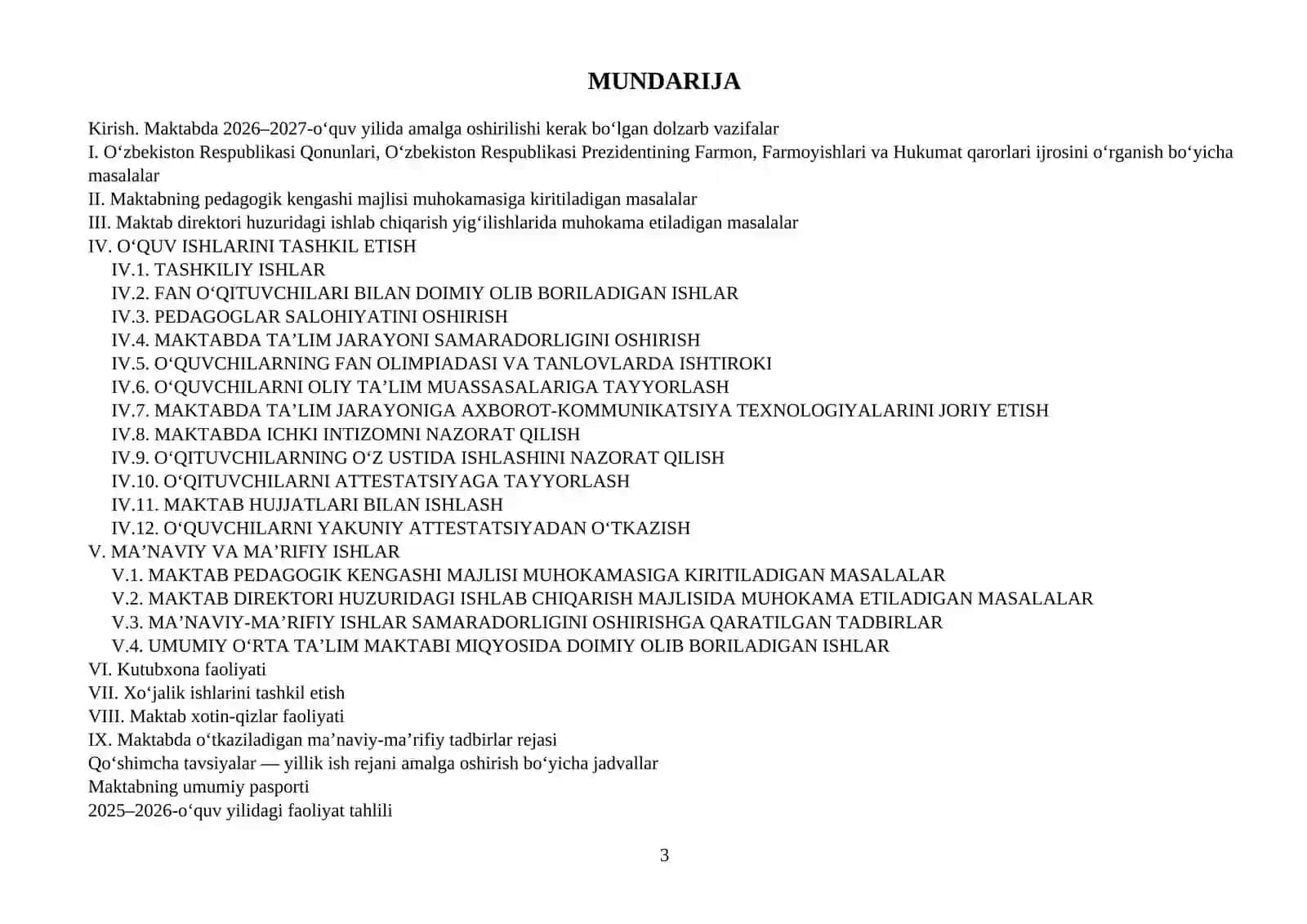 MAKTAB ISH REJASI 2026-2027 O'QUV YILI 3