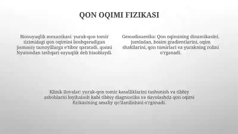 Qon Aylanish Sistemasining Fizik Asoslari 3
