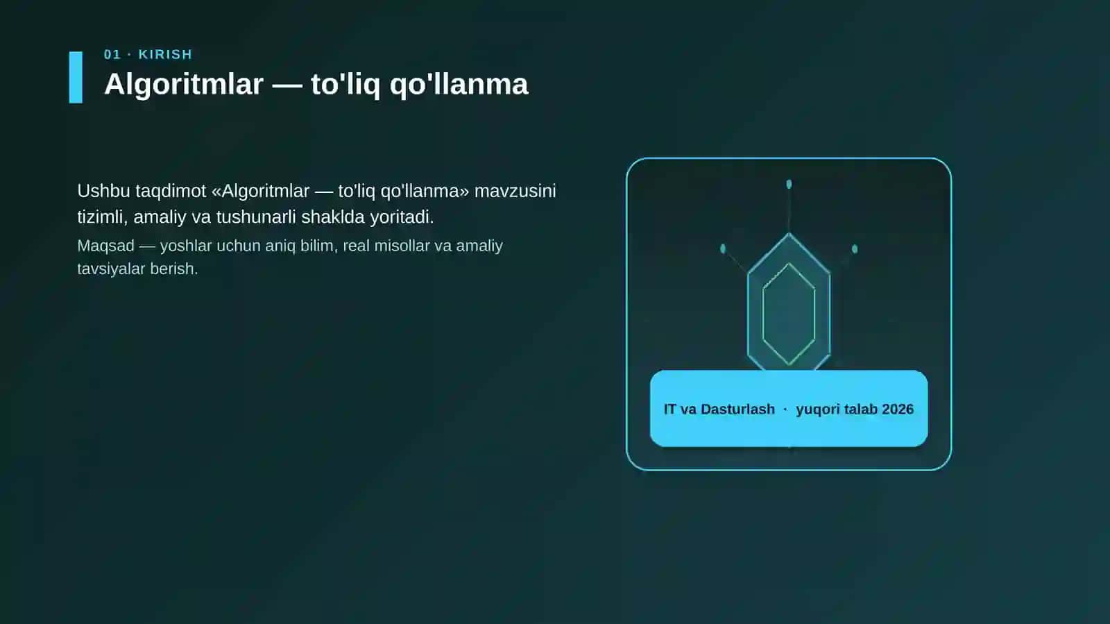 Algoritmlar — to'liq qo'llanma 3