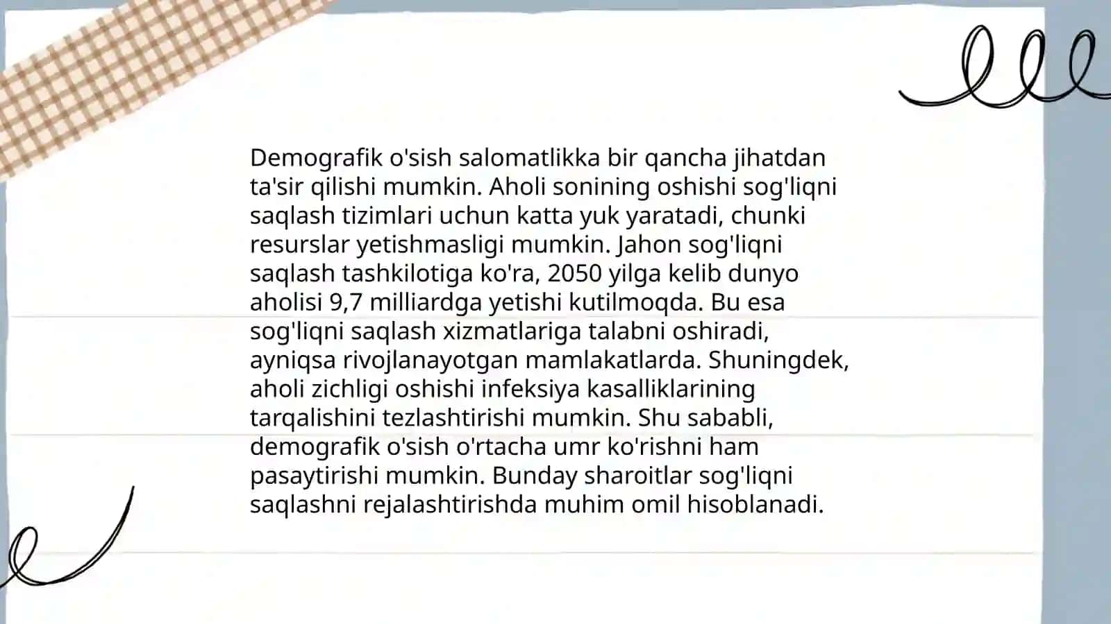 Demografik jarryonlarning tibbiy ijtimoyi ahamiyati 3