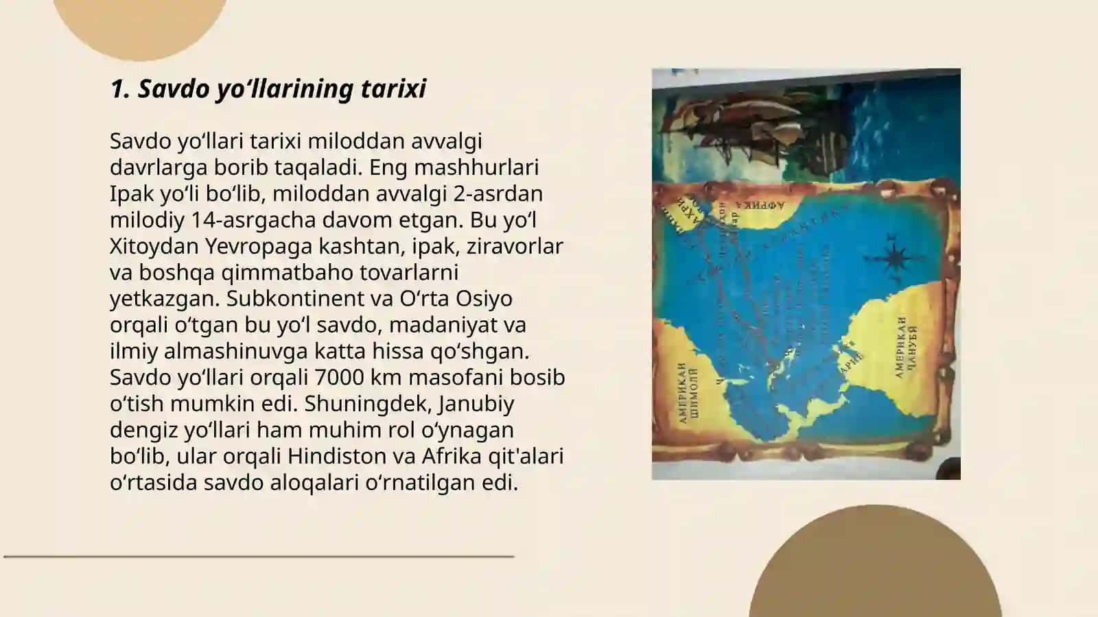 Savdo yoʻllari tarixi 3