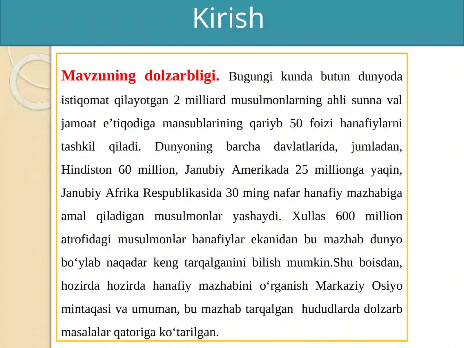 Аbu hаnifа fаоliyаti vа hаnаfiylikning tаrqаlishi 3