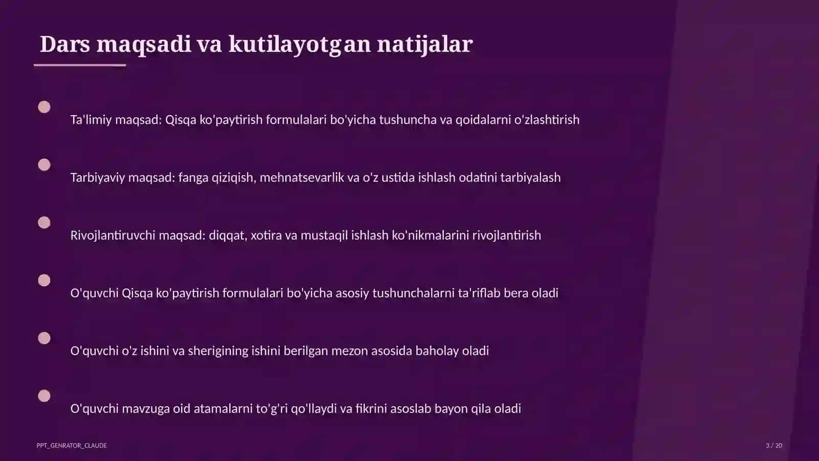 Qisqa ko'paytirish formulalari (7-sinf) 3