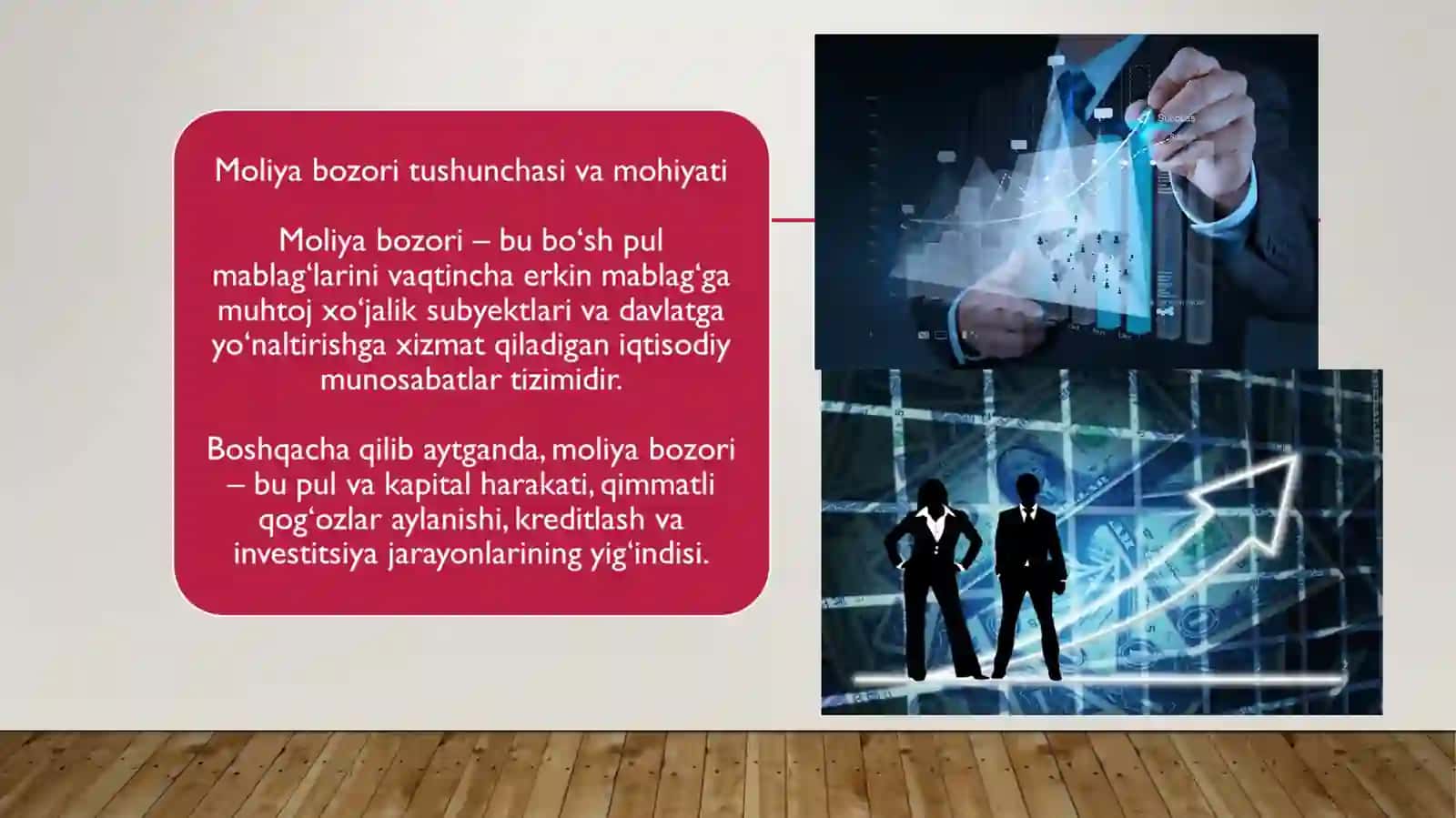 Moliya Bozori va institutlari faniga kirish 3