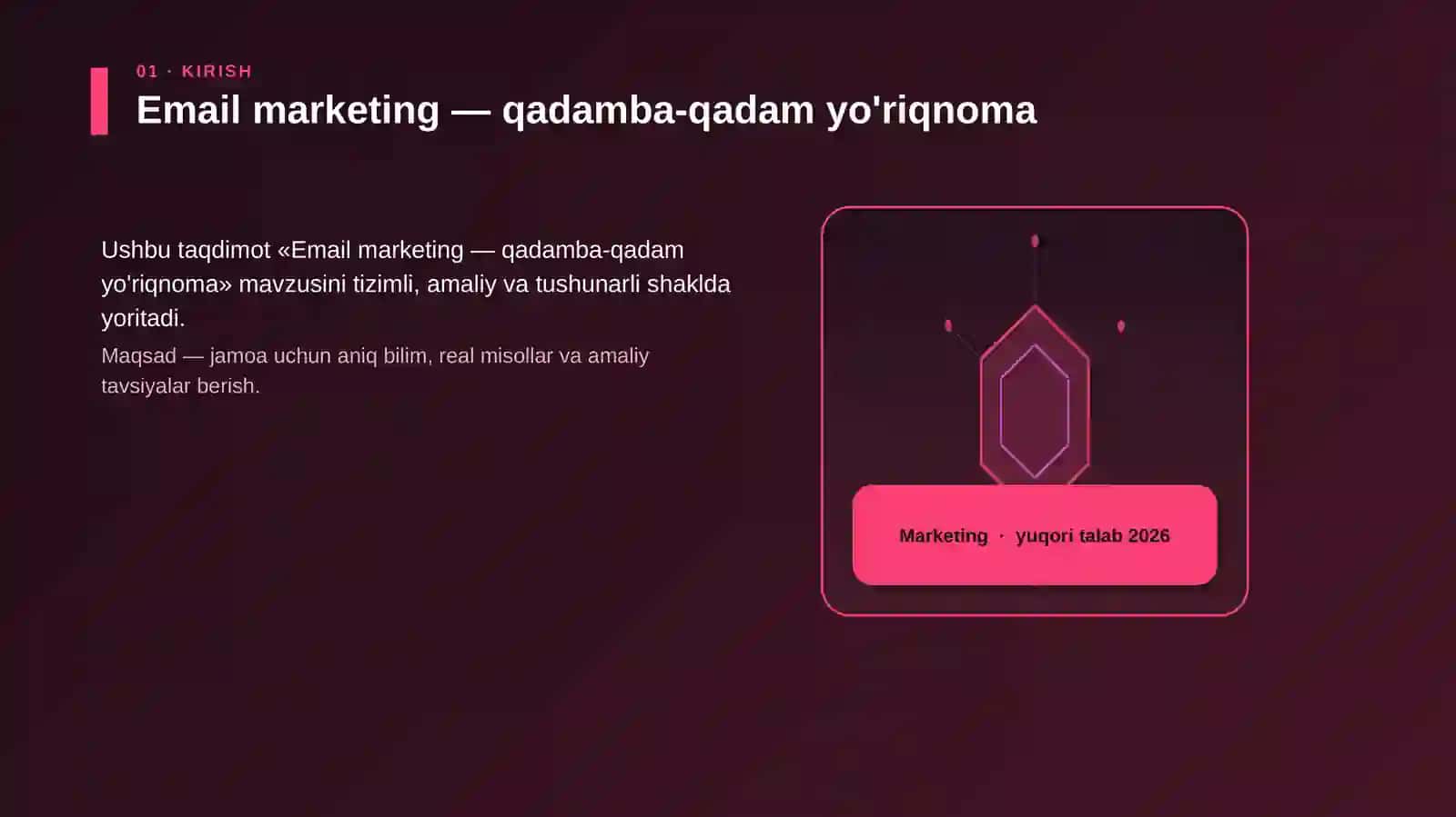 Email marketing — qadamba-qadam yo'riqnoma 3