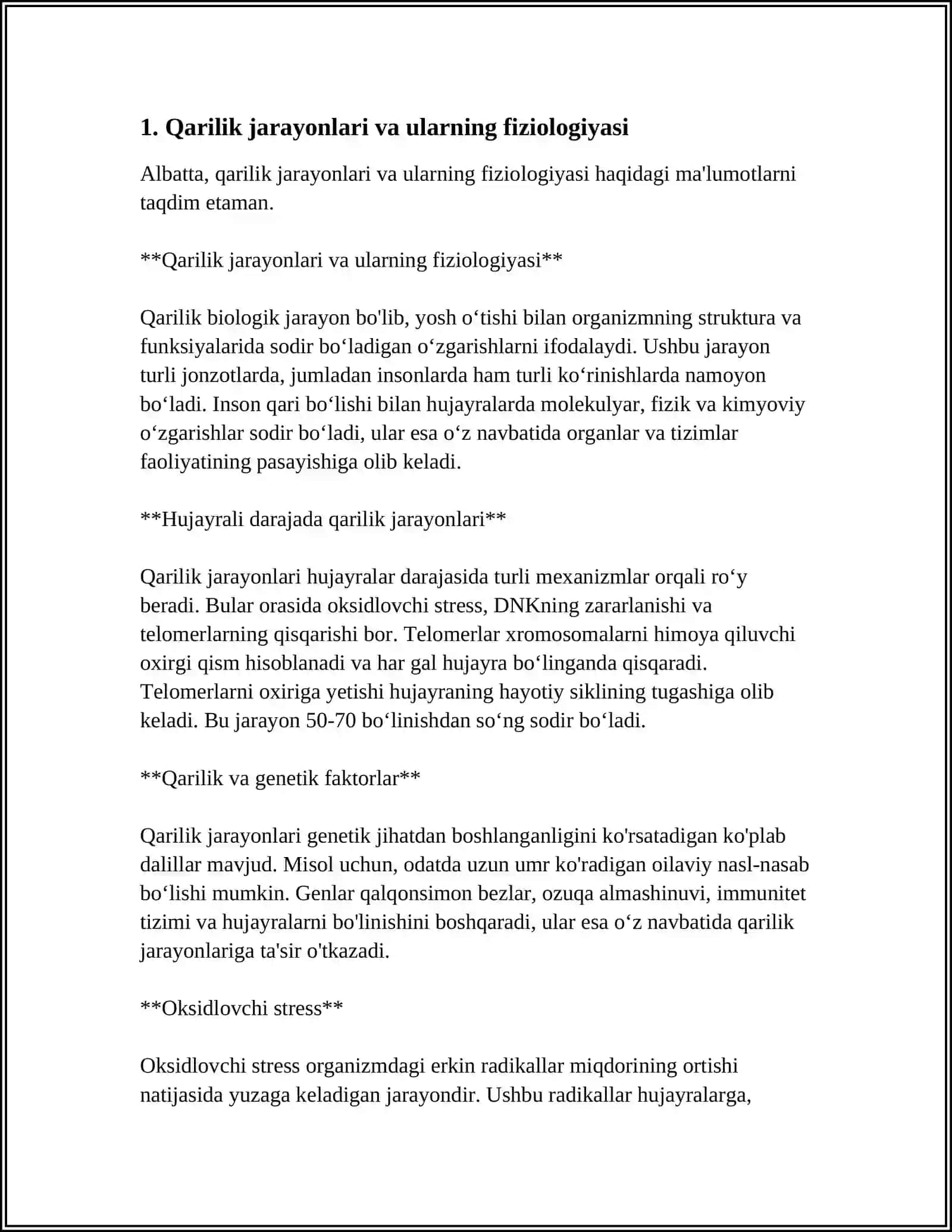 KEKSA BEMOR PARVARISHI.KEKSA ORGANEZIM FEZALOGIYASI 3