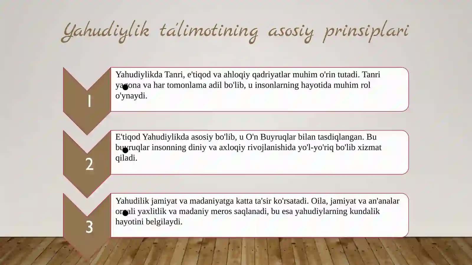 Yahudiylik Ta'limoti, An'ana, Marosimlari 3