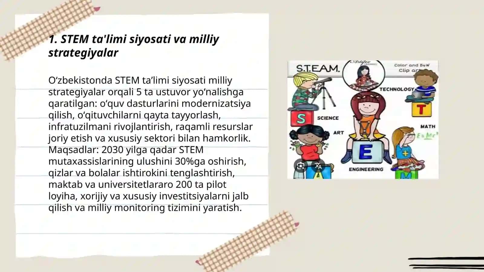 O'zbekistonda STEM talimining rivojlanishi 3