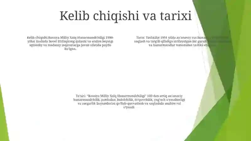 Rossiya Milliy Xalq Hunarmandchiligi 3