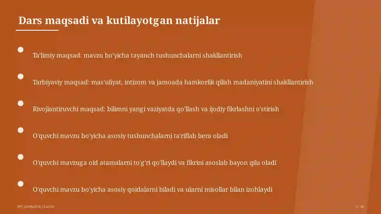 Kombinatorika: o'rin almashtirish, guruhlash (9-sinf) 3