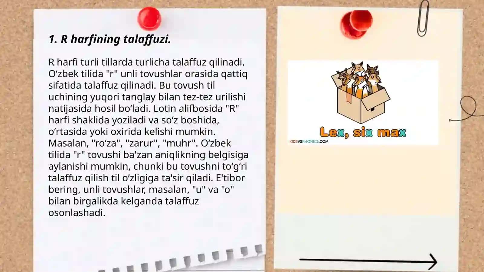 R harfi artikulyatsiyasi 3
