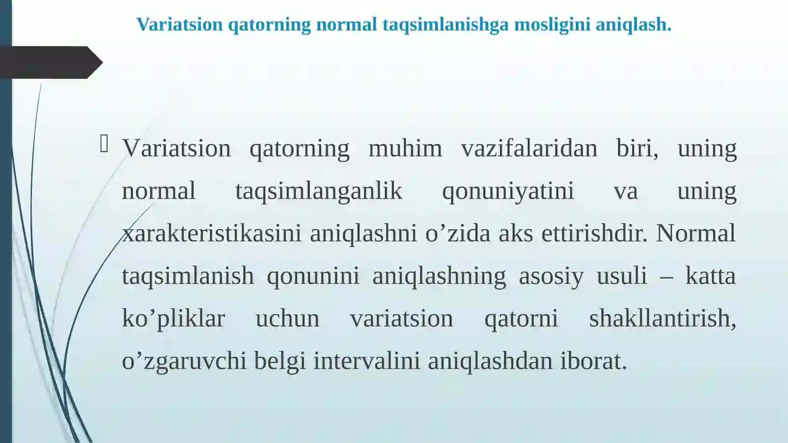 MА’LUMОTLАRNI STАTISTIK TАQQОSLАSH MЕTОDLАRINING TАNLАSHNING АSОSIY MЕZОNLАRI 3