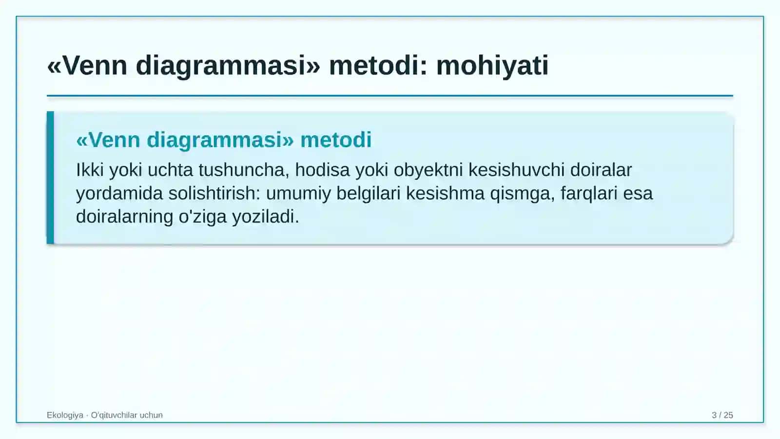 ekologiya darslarida venn diagrammasi metodidan foydalanish 9621 3