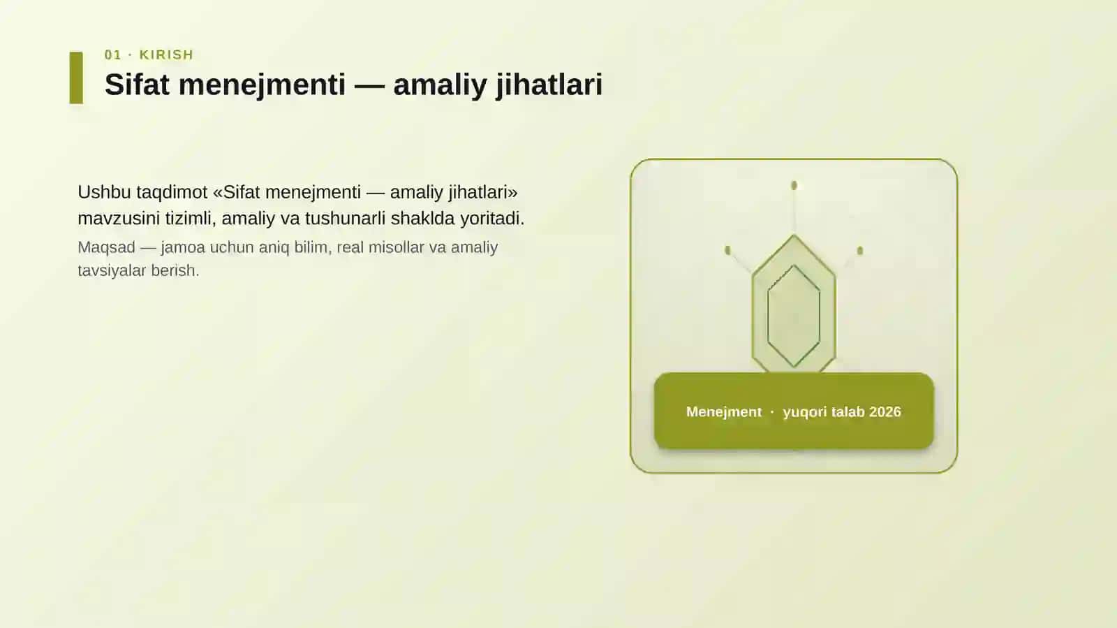 Sifat menejmenti — amaliy jihatlari 3