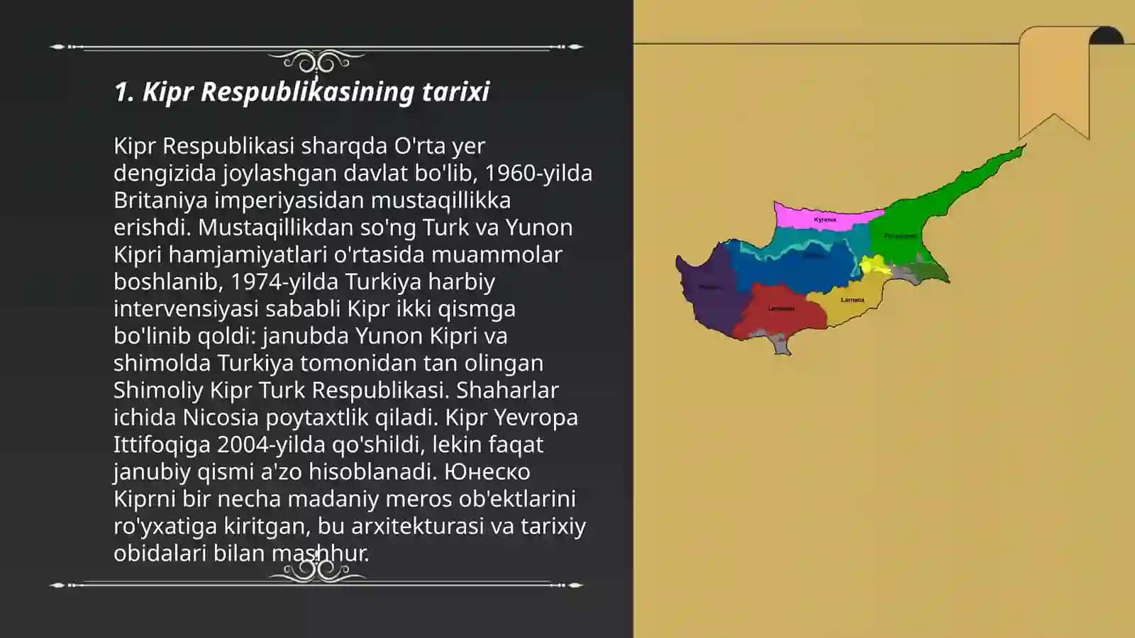 Kipr Respublikasining Tarixi 3