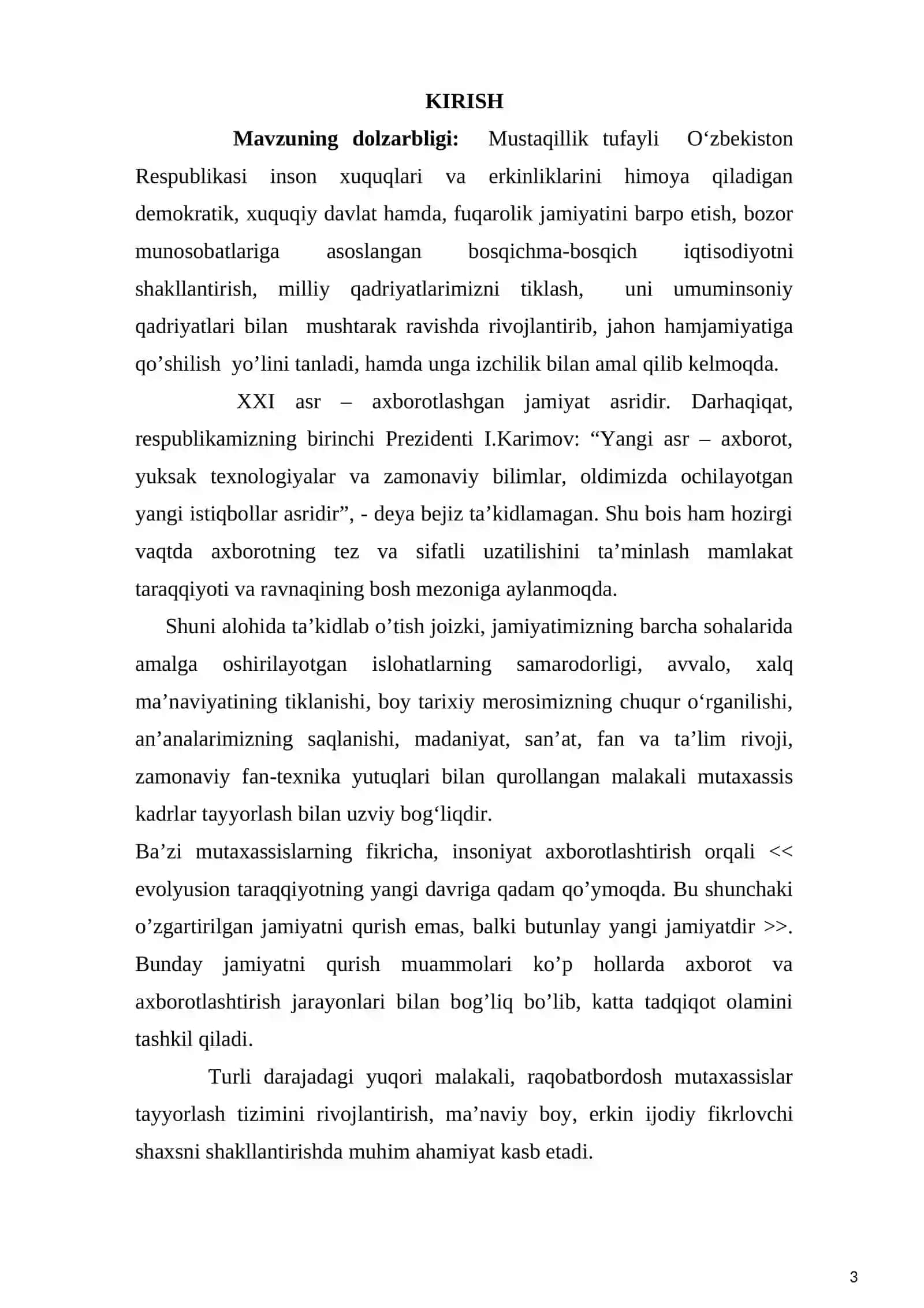 TASVIRIY SAN`AT VA MUHANDISLIK GRAFIKASI YO'NALISHI 3