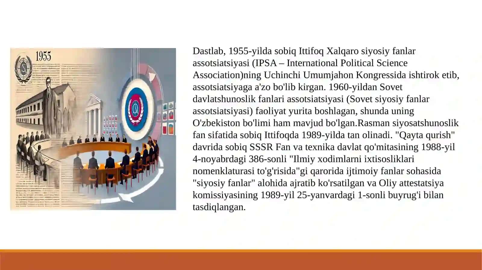 Mustaqillik yillarida O‘zbekistоnda siyosatshunоslik fanining shakllanishi va rivоjlanishi, siyosiy bilimning zarurligi va ahamiyati 3