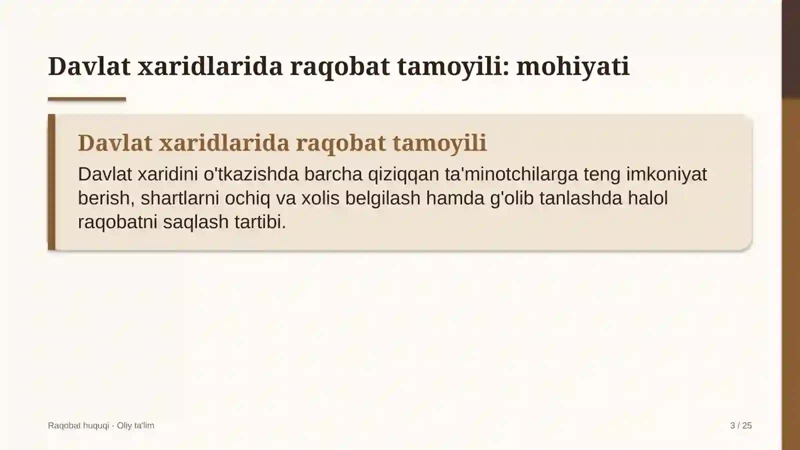 ovoz yozish studiyalarida davlat xaridlarida raqobat tamoyilini ta'minlash 3916 3