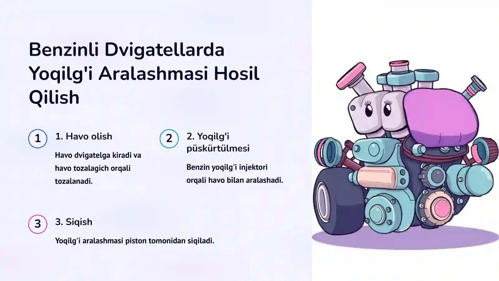 Avtomobilning Ichki Yonuv Dvigatellari 3