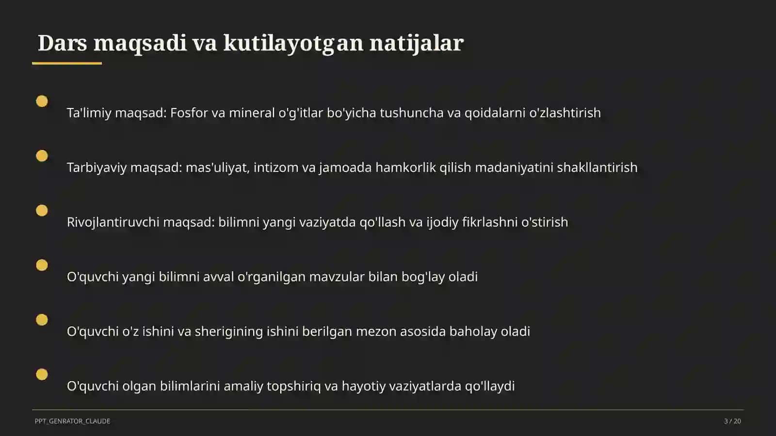 Fosfor va mineral o'g'itlar (9-sinf) 3