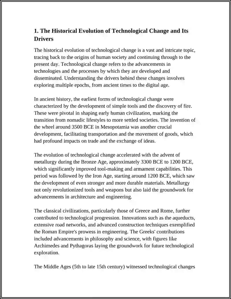 TECHNOLOGICAL CHANGE 3