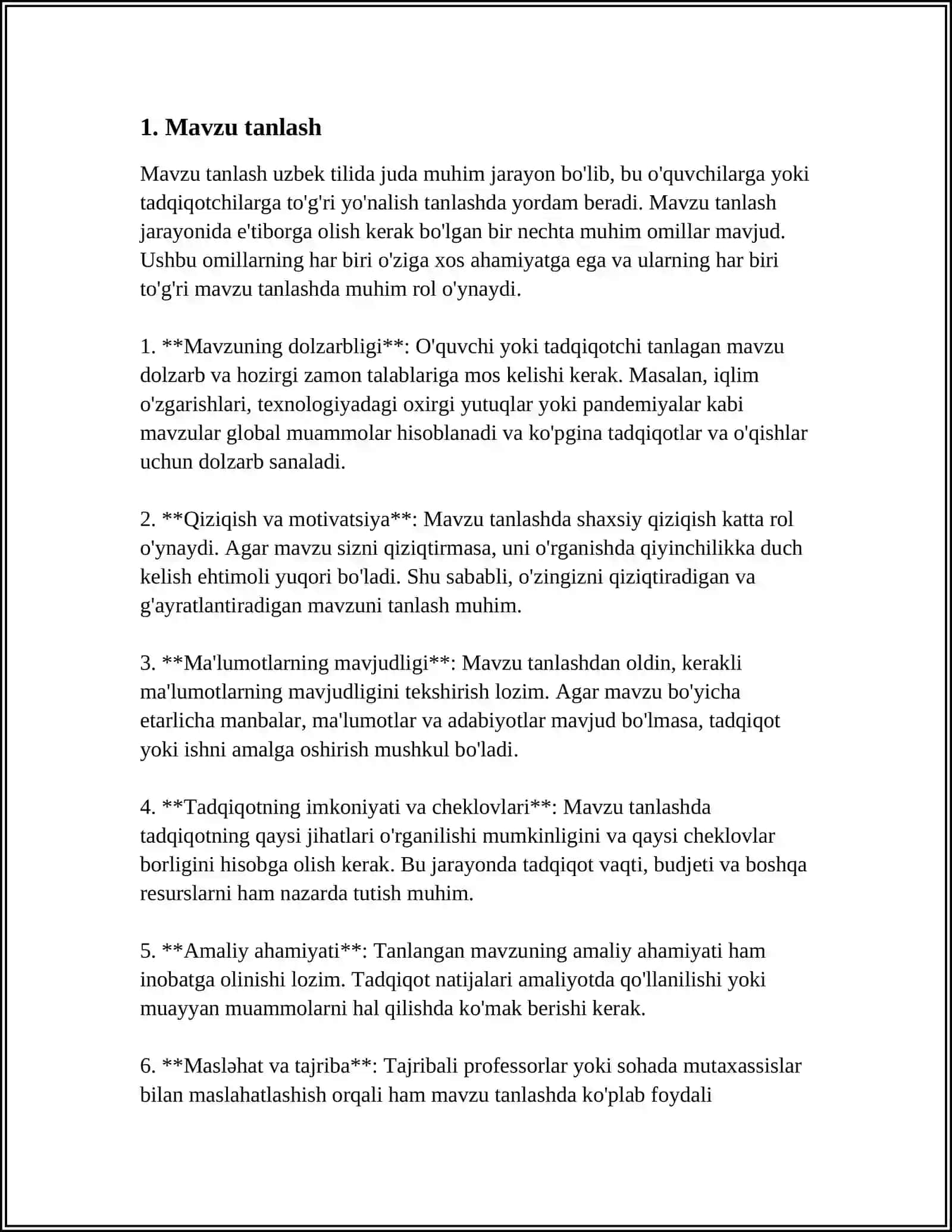 MAQOLA YOZISH QOIDALARI 3