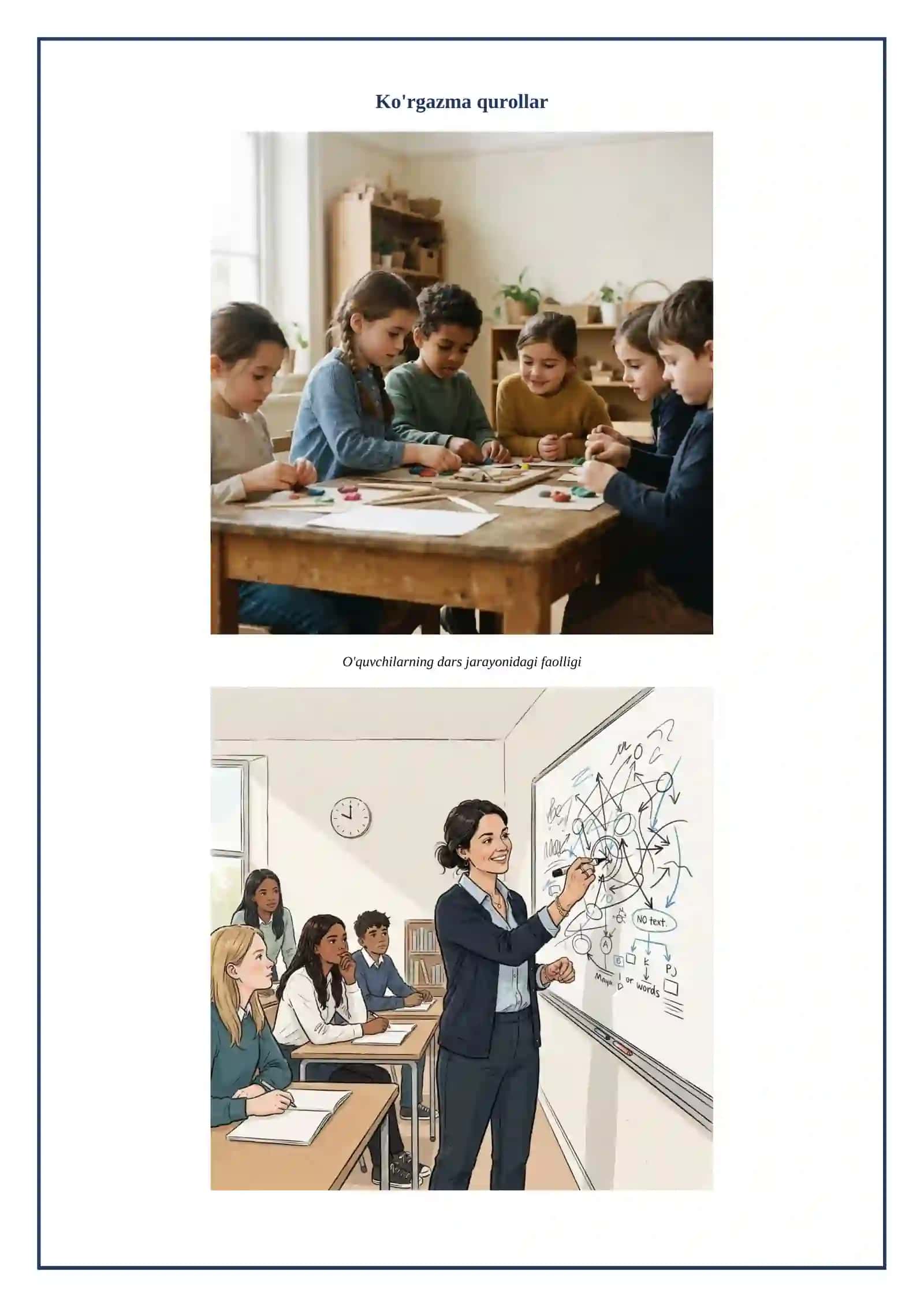 Lesson on 1-синф узбек тилида кандай методлардан фойдаланса булади 3