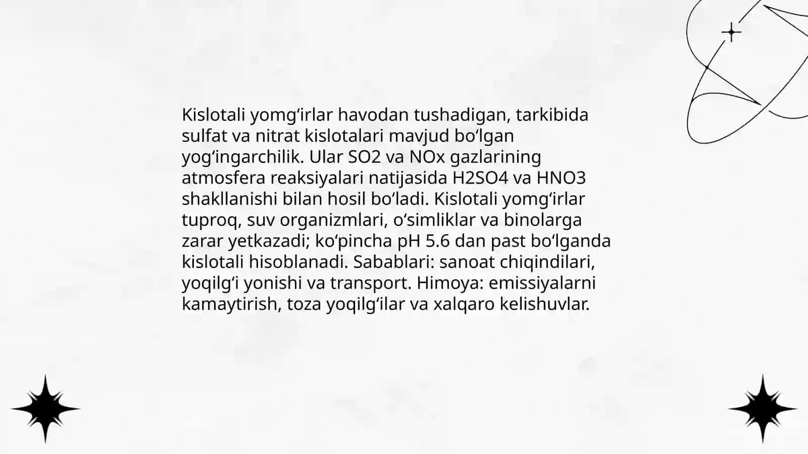 Kislotali yomgʻirlar 3