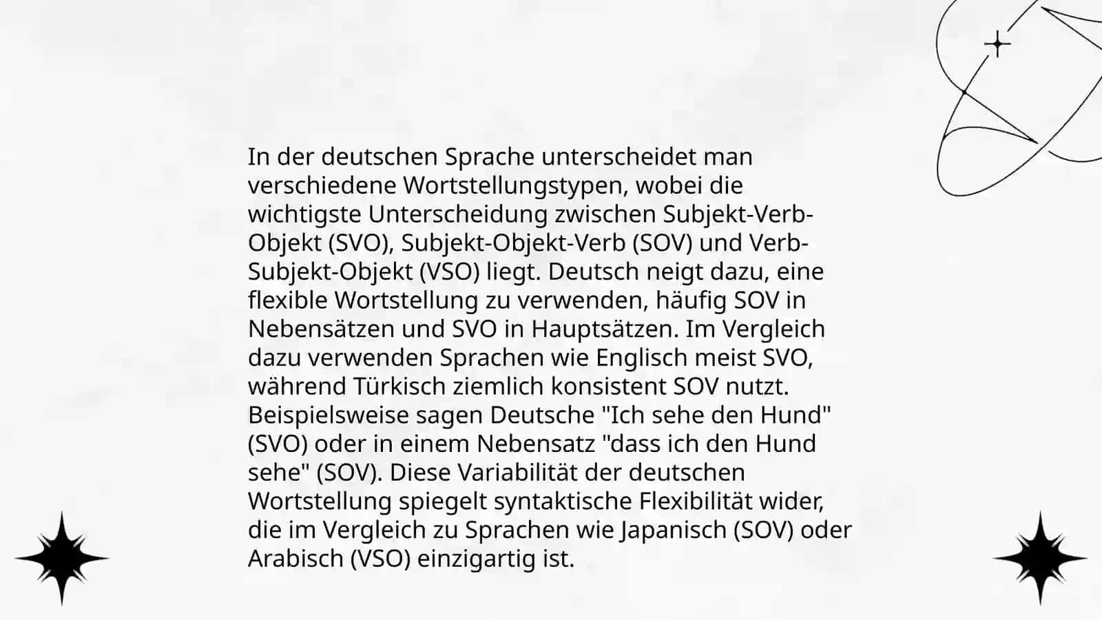 Typologische Merkmale des Satzes in den verglichenen Sprachen 3