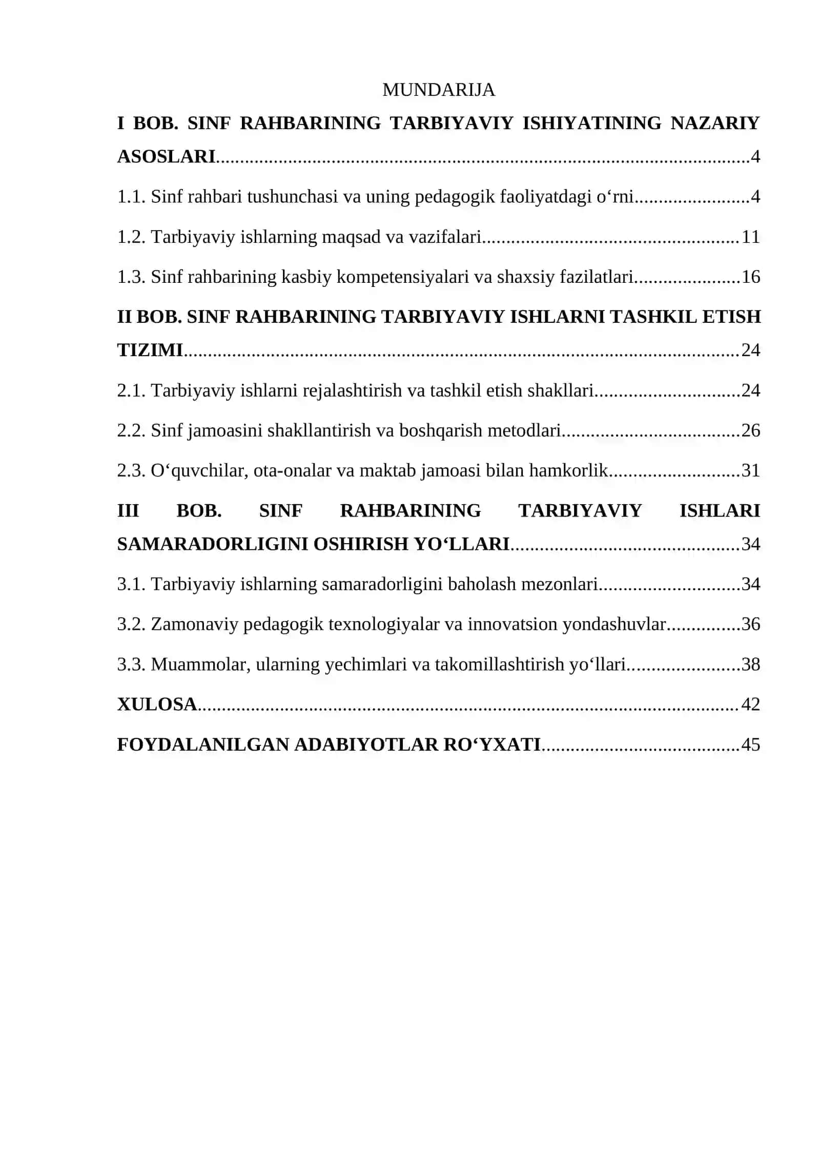 KURS ISHI Mavzu: SINF RAHBARINING TARBIYAVIY ISHI 3