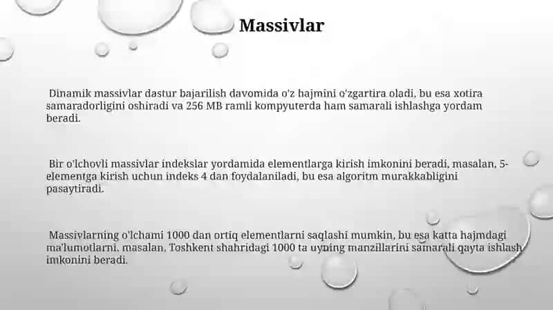 Algoritmlash va dasturlash asoslari 3