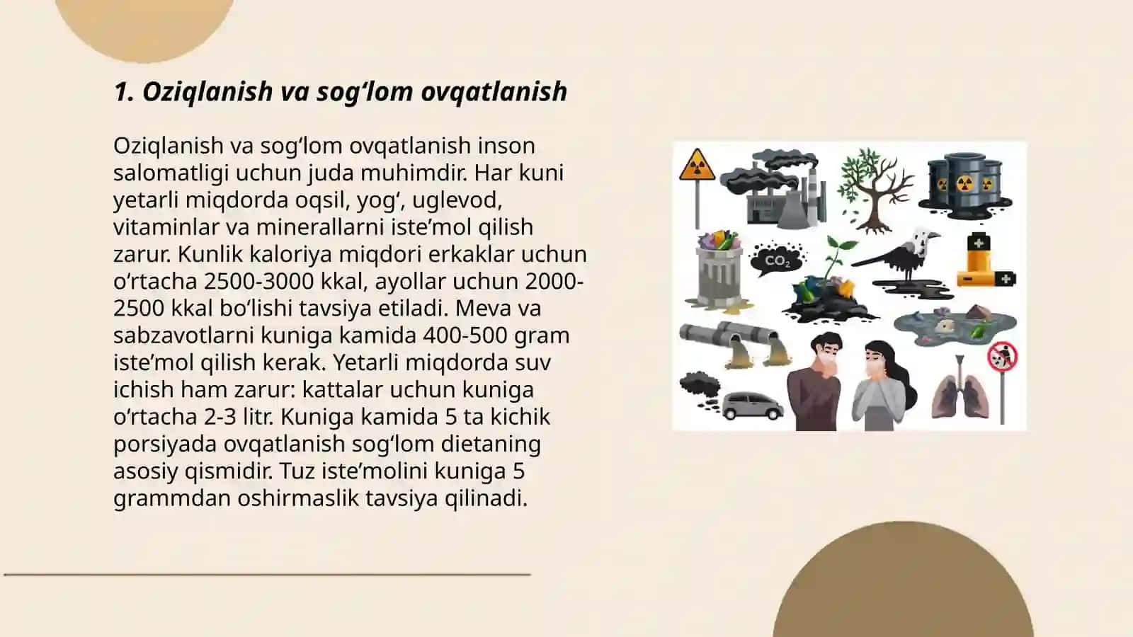 Salomatlikning umumiy muamolari Normatova mohiraxon 3
