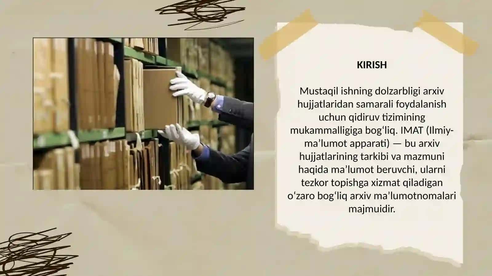 IMAT asosiy ma'lumotnomalari. IMAT qo'shimcha ma'lumotnomalari 3
