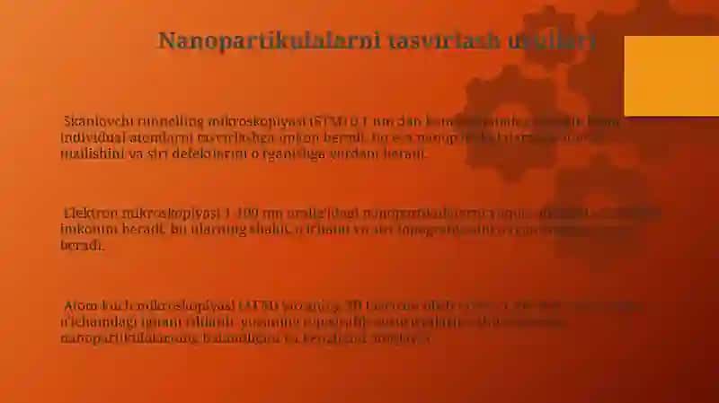 Nanopartikulalarni tasvirlash usullari 3