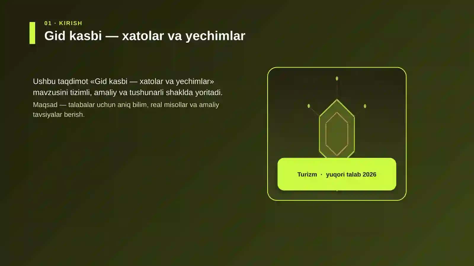 Gid kasbi — xatolar va yechimlar 3