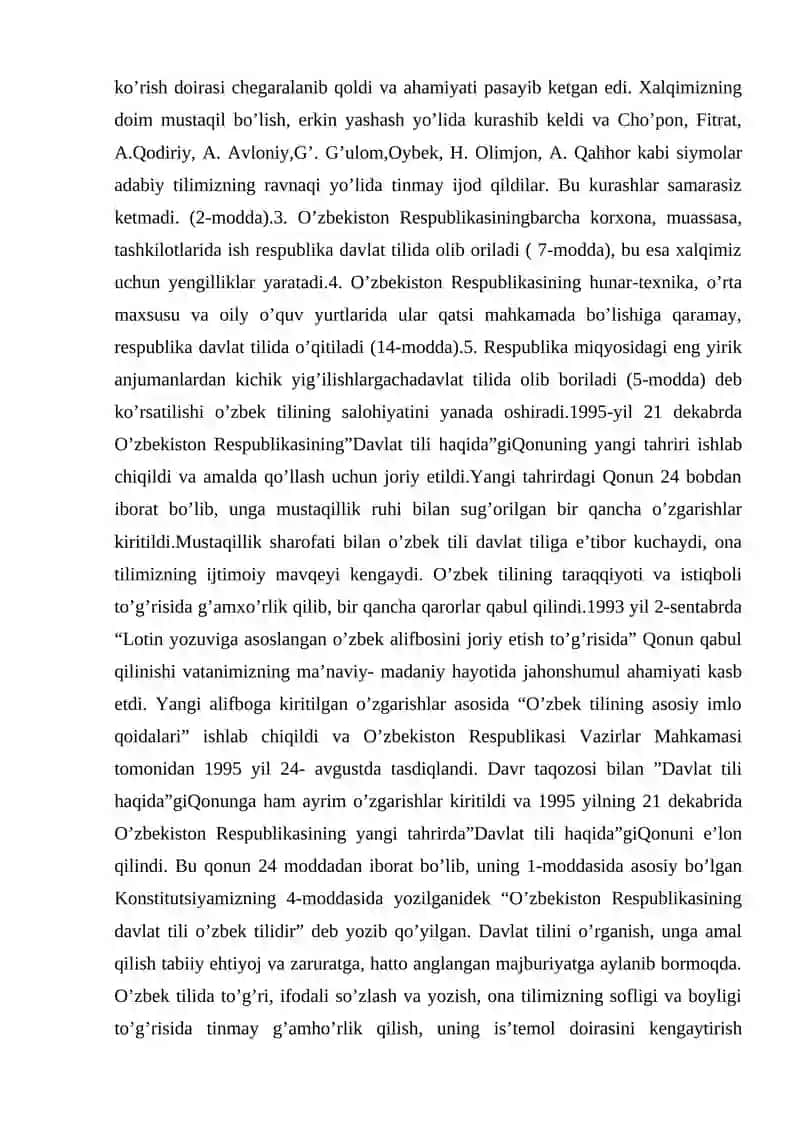 O'zbek tili 3