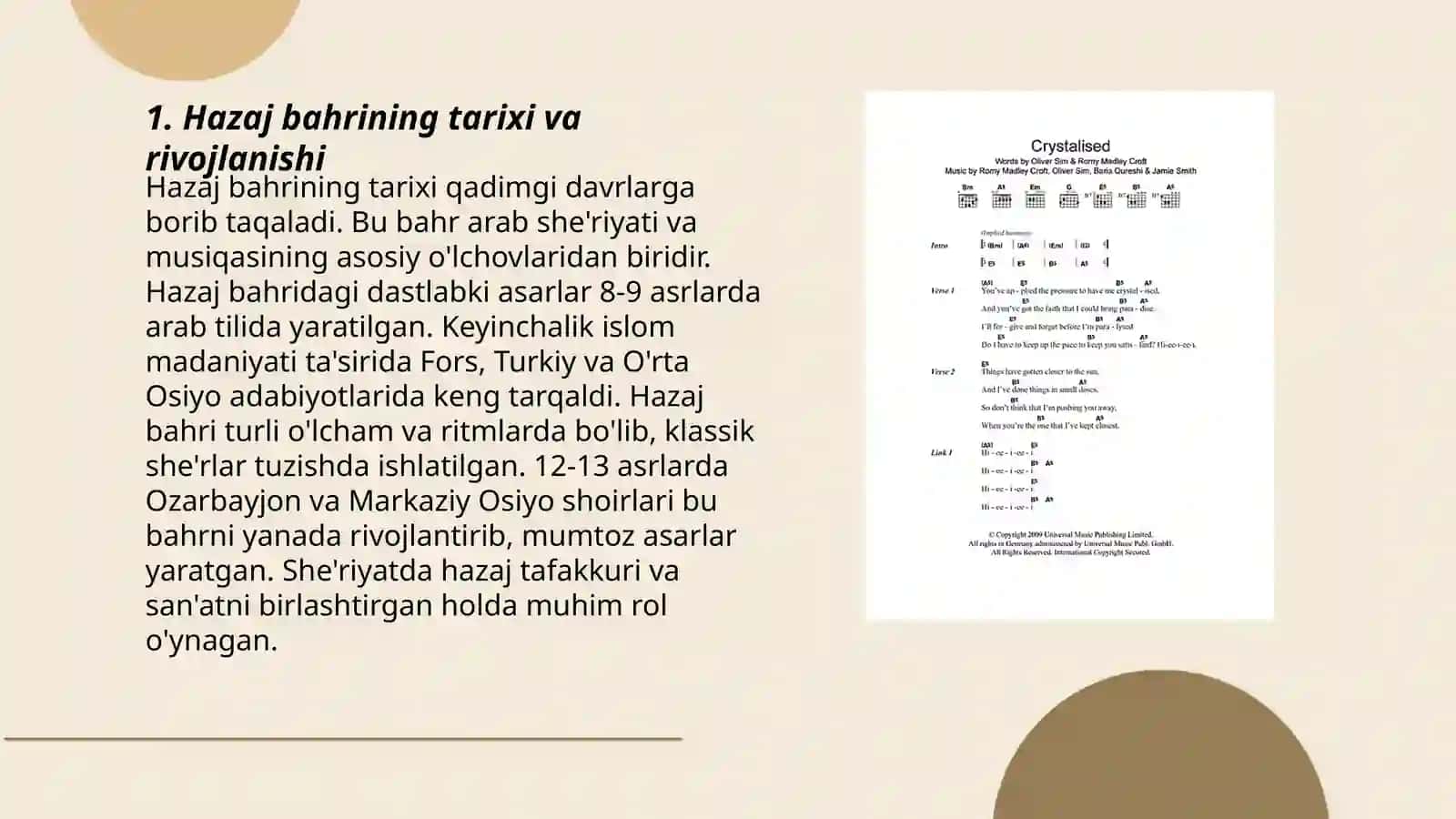 Hazaj bahrining musamman vaznlari tahlili (Mumtoz ijodkorlar sheʼrlari asosida) 3