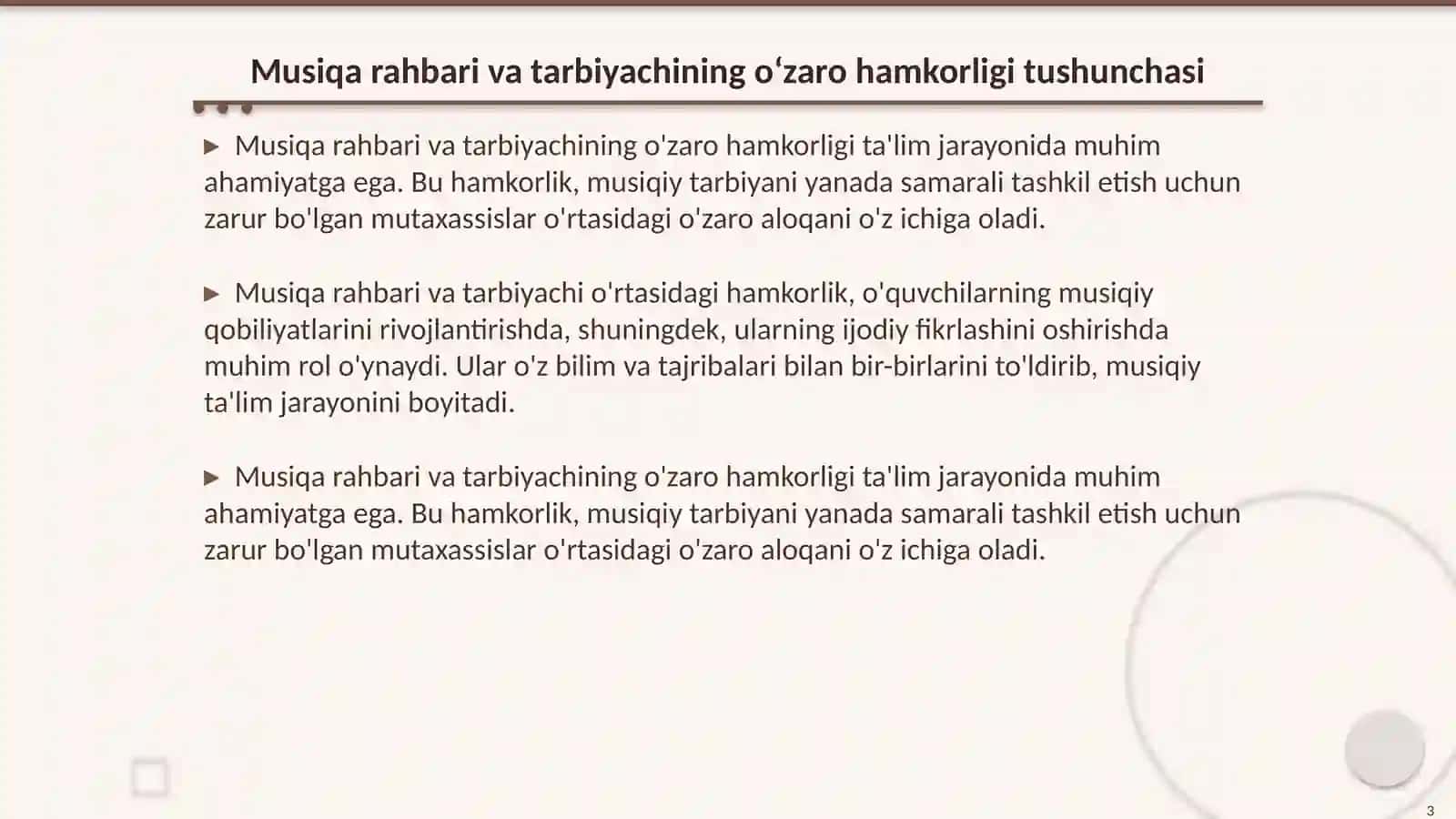 Musiqa rahbari va tarbiyachining oʻzaro hamkorligi 3