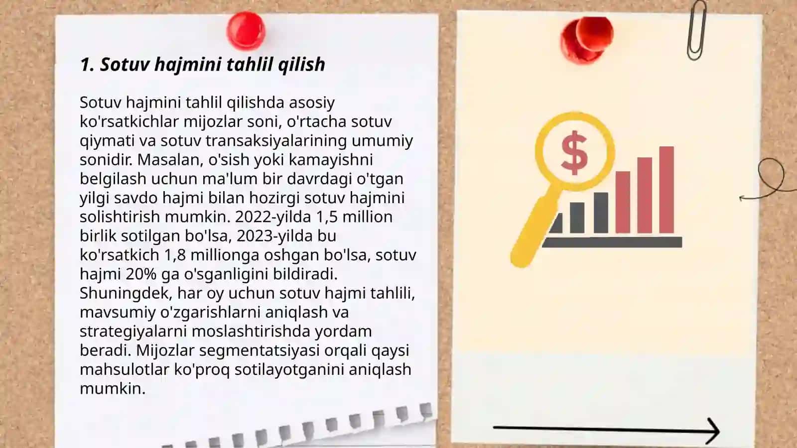 Mahsulotlarni sotish biyicha tahlil 3