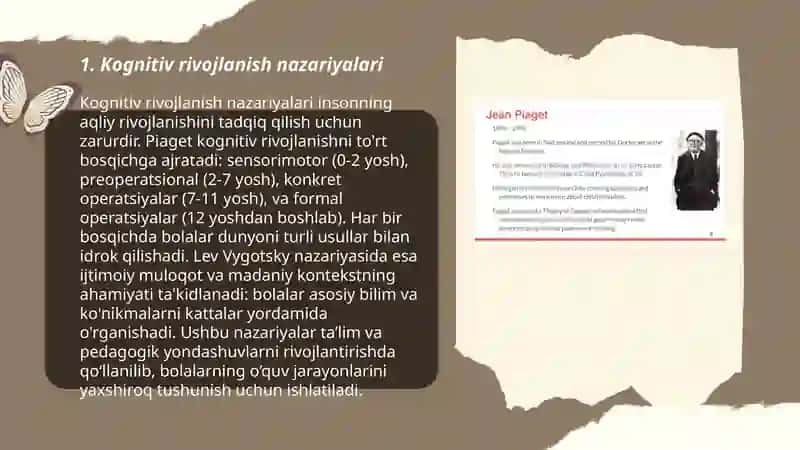 Bolalar Psixologiyasi: Kognitiv Rivojlanish 3