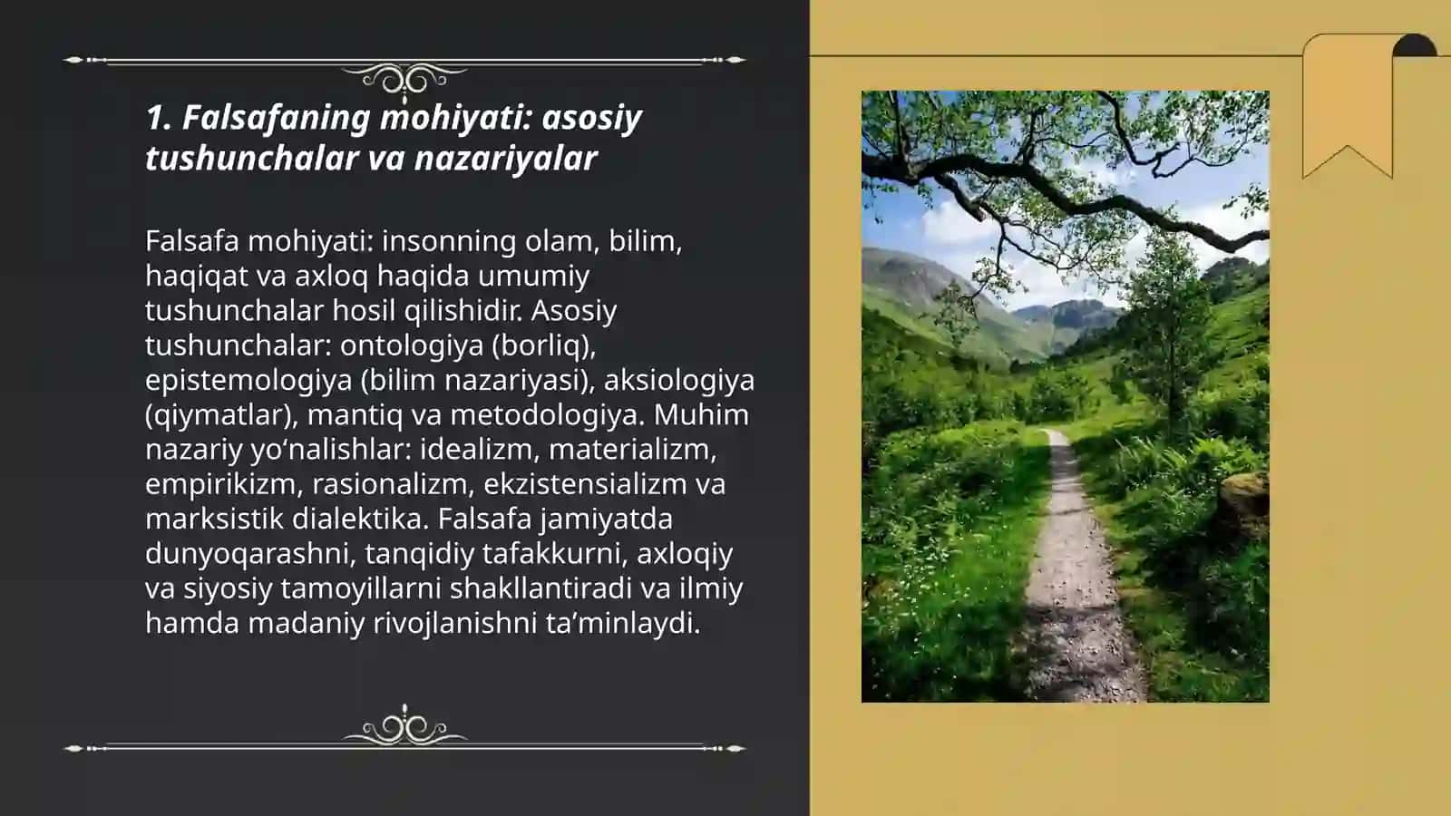Falsafaning mohiyati va jamiyat hayotidagi oʻrni 3