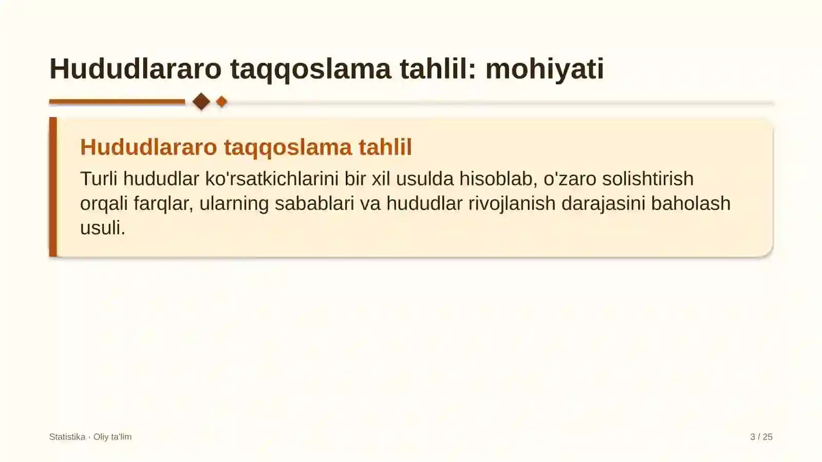 Atrof-muhitni muhofaza qilish organlarida hududlararo taqqoslama tahlil 3