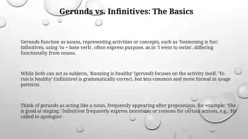 Verb+ - ing forms and infinitives 3