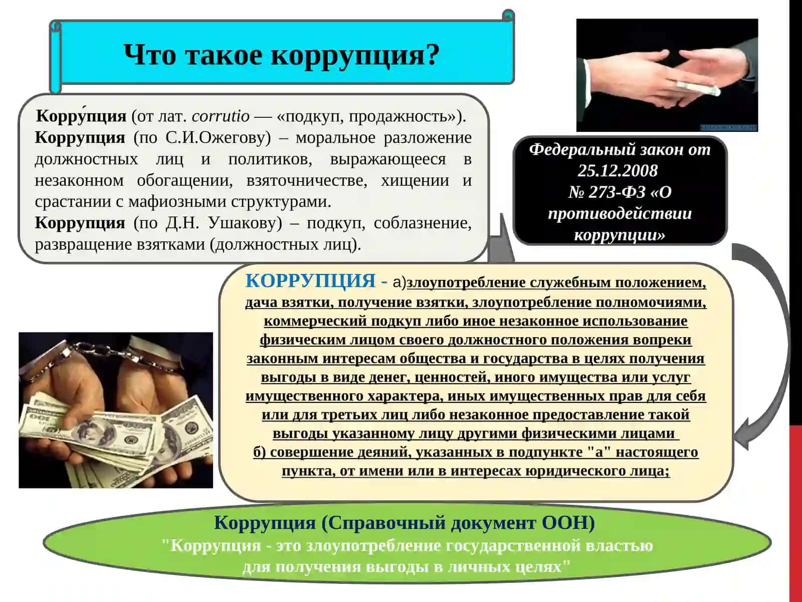 Классификация законов и постановлений , касающейся коррупции в Узбекистане , роль борьбы против коррупции 3