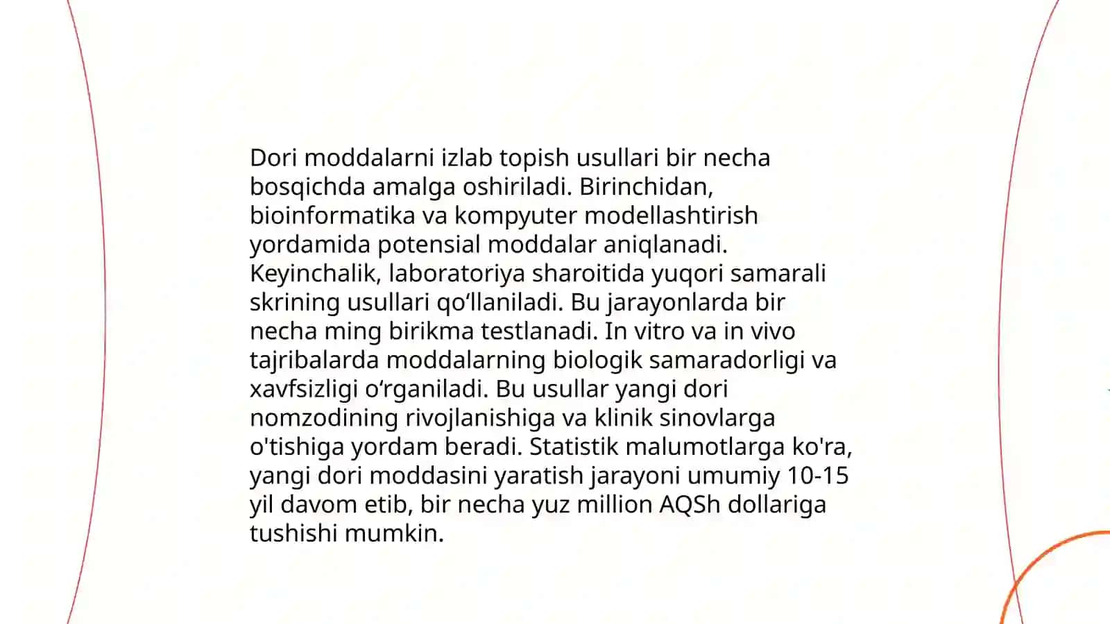 Dori moddalarni izlab topish yo'llari va uning tasnifi. Biologik na'munalash haqida tushuncha. Farmakopeya 3