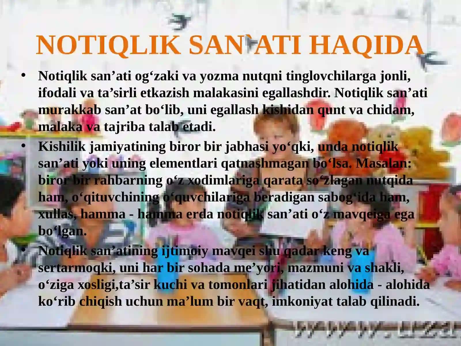 G`arb madaniyatida notiqlik san`ati trixi 3