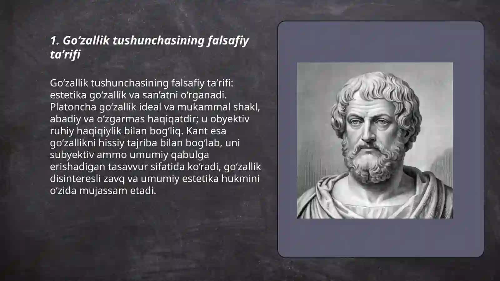Go‘zallik — falsafiy tushuncha 3